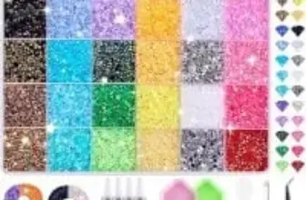 Hueilm All-in-One Resin Jelly Rhinestones Kit (50000 Pieces) for $11.49