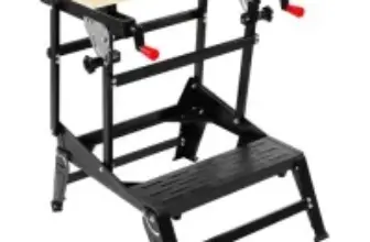 Hulkfit 550lbs Adjustable Multi-Angle Clamping System Workbench for $35.99