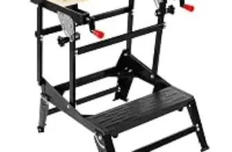 Hulkfit 550lbs Adjustable Multi-Angle Clamping System Workbench – $35.99