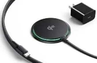 INIU Qi2 Magnetic Wireless Charger 15W with Adapter – $9.79