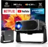 iSinbox 180-Degree Gimbal 4K Smart Outdoor Projector Now $99.99