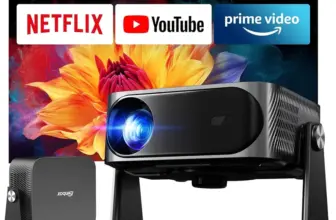 iSinbox 180-Degree Gimbal 4K Smart Outdoor Projector Now $99.99