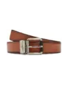 IZOD Men’s Reversible Leather Belt in Black/Brown for $14.40