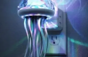 JandCase 180-Degree Rotating Jellyfish Projector Night Light for $11.99