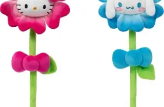 Hello Kitty & Cinnamoroll Plush Flower Set 2-Pack for $5.99