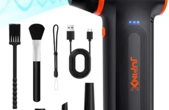 JUFINX X117 Rechargeable Electric Mini Compressed Air Duster for $18.99