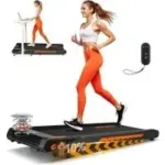 Kalwol 4-in-1 Walking Pad Treadmill with Speaker for $137.99