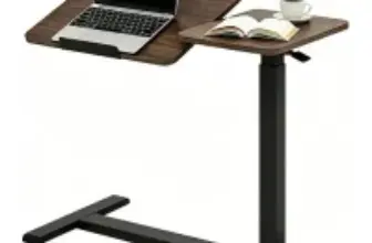 Keiki Height Adjustable Rolling Laptop Desk with Tiltable Top for $25.93