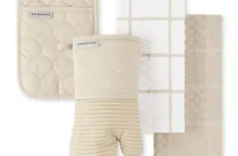 KitchenAid 4-Pack Oven Mitt, Pot Holder & Towels Set for $15.49