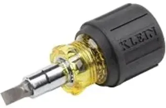 Klein Tools 32561 6-in-1 Stubby Multi-Bit Screwdriver – $8.98