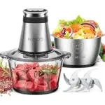 Koios 500W Electric Food Chopper with 2 Bowls – $26.99