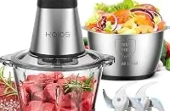 Koios 500W Electric Food Chopper with 2 Bowls – $26.99