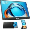 Kyy 15.6″ 1080p IPS Portable Monitor with Smart Cover for $56.69