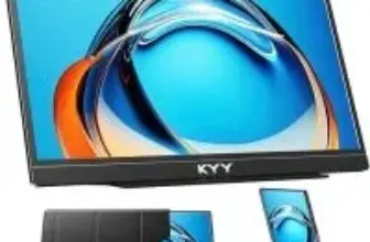 Kyy 15.6″ 1080p IPS Portable Monitor with Smart Cover for $56.69