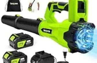 Laapee BF868 Cordless Electric Leaf Blower 650 CFM for $38.49