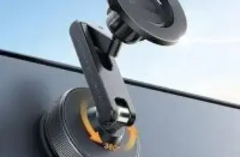 Lamicall 70+lbs Suction MagSafe 360-Degree Car Phone Holder Mount for $9.99