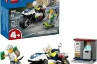 LEGO City Police Motorcycle Chase Building Toy (60455) Now Only $6.99