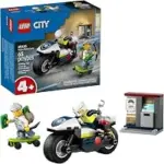 LEGO City Police Motorcycle Chase Building Toy 60455 – 65 Pieces – $6.99