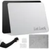 LetLcuk 15.7″x11.8″ Ultra-Smooth Glass Gaming Mouse Pad with Arm Sleeve and Bag for $29.99