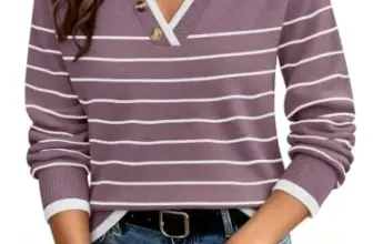 Lightweight V-Neck Long Sleeve Shirt for $9.99