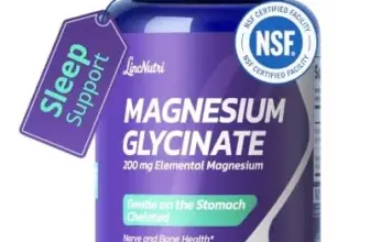 LincNutri Chelated Magnesium Glycinate with B6 200mg for $6.49