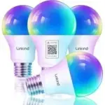 Linkind A19 E26 800-Lumen LED Smart Light Bulbs (4-Pack) for $15.99