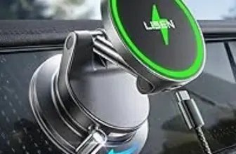 Lisen 15W MagSafe Magnetic Wireless Car Charger – $13.99