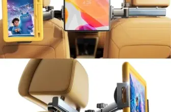 LISEN 3-in-1 Adjustable Tablet Holder Mount for Cars – Now $9.89