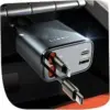 Lisen 4-in-1 Retractable USB-C Car Charger 84W – $11.28