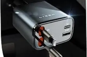 Lisen 4-in-1 Retractable USB-C Car Charger 84W – $11.28