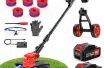 Lmozim 21V Electric Weed Wacker with 2x 3.0Ah Battery & Charger – $40.49