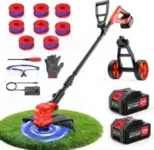 Lmozim 21V Electric Weed Wacker with 2 Batteries & Charger for $40.49