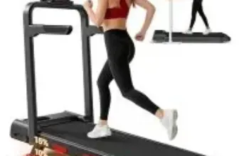 Lontek Foldable Walking Pad Treadmill with 15% Incline for $89.99