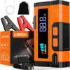 Lqkdu 5000A 12V Portable Lithium Car Battery Jump Starter with Flashlight for $39.99
