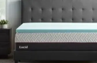 Lucid 2″ Cooling Gel and Aloe Memory Foam Mattress Topper Twin for $16.94