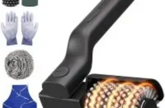Lurmgm 3-Speed USB-C Rechargeable Electric Grill Brush for $18.99