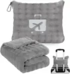 Maimaizone Portable Lightweight Travel Blanket with Pouch & Clip for $18.19