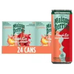 24-Pack Maison Perrier Sparkling Juice Beverage – Peach & Cherry for $13.12