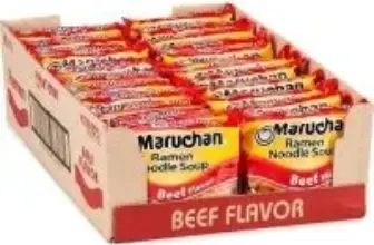 Maruchan Beef Flavor Instant Ramen Noodles (3oz, 24-Pack) for $6.70