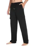 Men’s Cargo Sweatpants with Pockets for $10.99