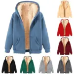 Men’s Sherpa Lined Full Zip Hoodie for $16.49