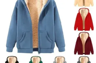 Men’s Sherpa Lined Full Zip Hoodie for $16.49