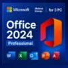 Microsoft Office 2024 Professional Lifetime License for 3 PCs – Only $16