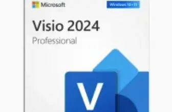 Microsoft Visio 2024 Professional Project Management Software for $32.97