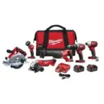 Milwaukee 2696-26 M18 18V Cordless 6-Tool Combo Kit – $528.66