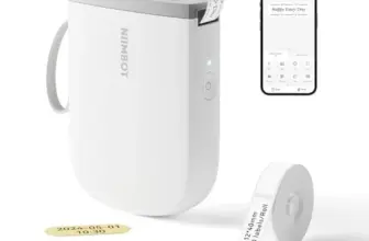 Mini Label Maker with 300 DPI for $10.99