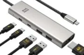 Minthouz 125W 5-in-1 4K USB Hub Splitter for $14.99