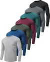 MLYENX Quick Dry Long Sleeve Shirts for Men – 7 Pack for $29.99