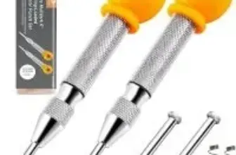 Mulwark 5” Adjustable Impact Automatic Center Punch Set (2-Pack) for $8.39