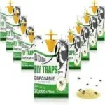 Nanezan Portable Disposable Outdoor Fly Traps 9-Pack for $11.99